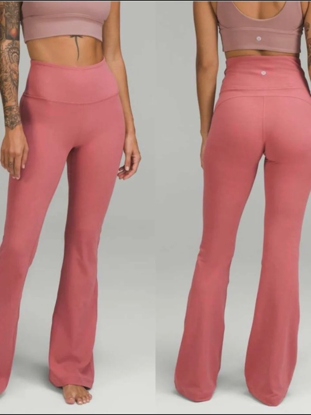 Groove Super-High-Rise Nulu Flared Pant Brier Rose Sz 6